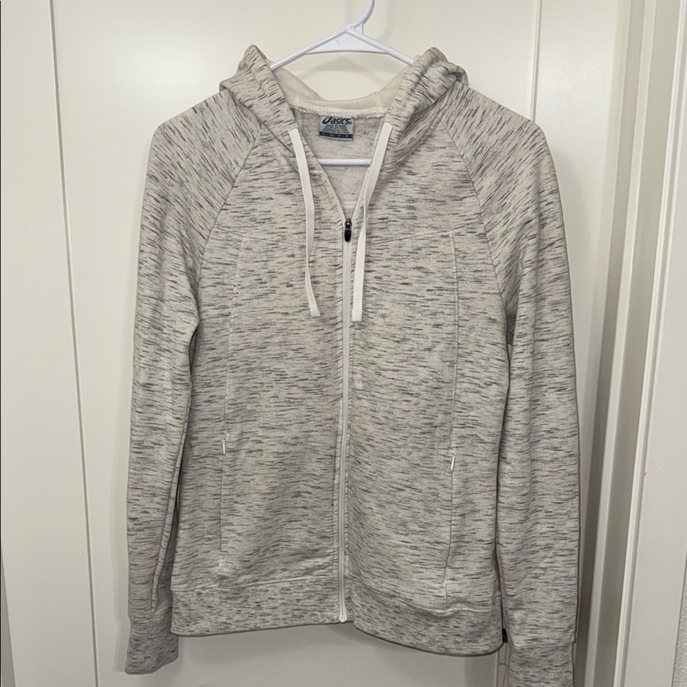 Asics Gray Off-the-Shoulder Sweater